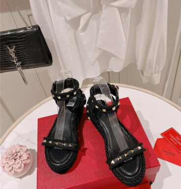 valentino studded sandals for women