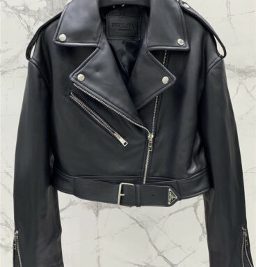 prada new leather jacket