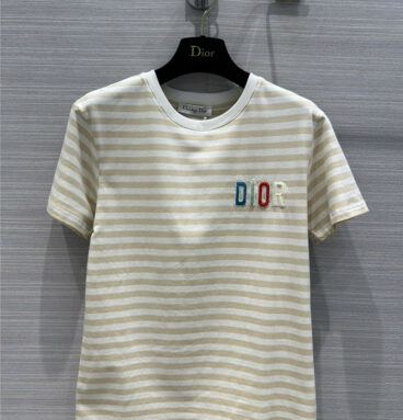 dior striped T-shirt
