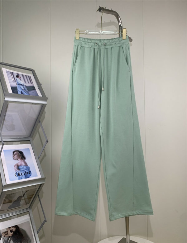 MaxMara cotton-blend slouchy wide-leg trousers