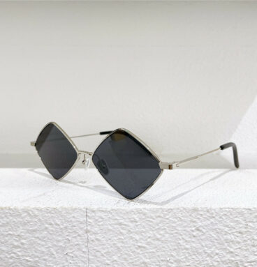 YSL Diamond-frame Sunglasses