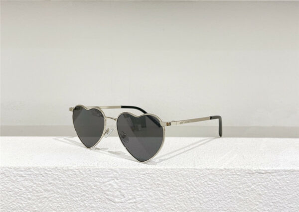 YSL new Valentine's Day limited metal heart-shaped sunglasses