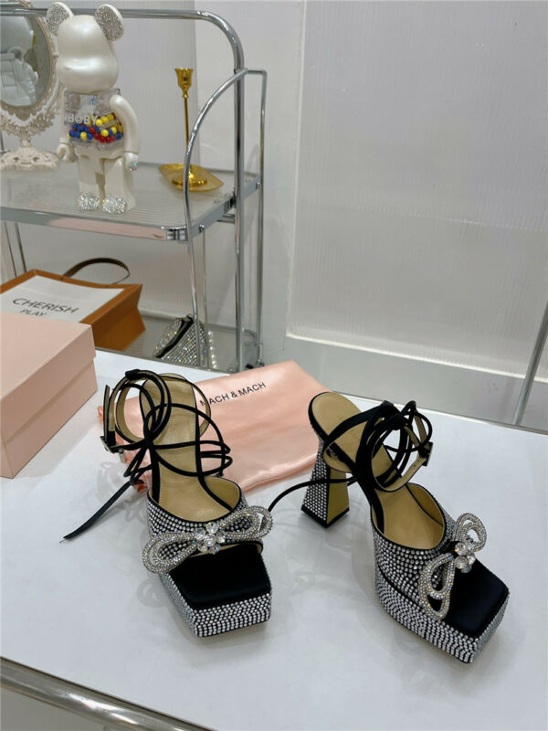 𝙈𝘼𝘾𝙃 & 𝙈𝘼𝘾𝙃 bow high-heeled sandals