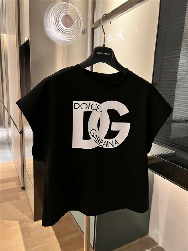 Dolce & Gabbana d&g logo short sleeve top