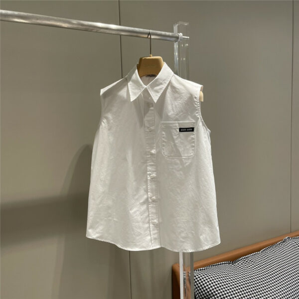 miumiu new sleeveless vest shirt