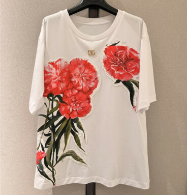 Dolce & Gabbana d&g flower print t shirt