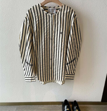 chanel vintage striped shirt
