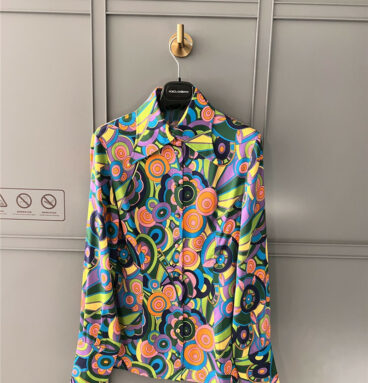 Dolce & Gabbana d&g silk printed shirt