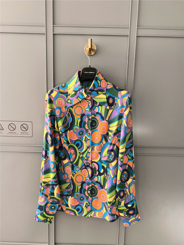 Dolce & Gabbana d&g silk printed shirt
