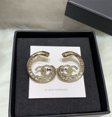 Chanel double C earrings