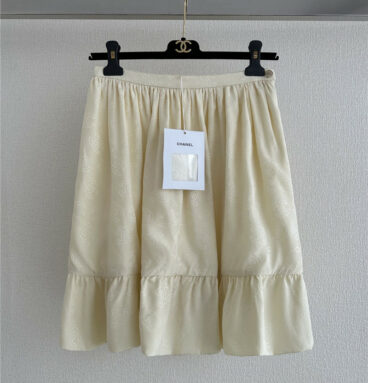 Chanel double c jacquard skirt