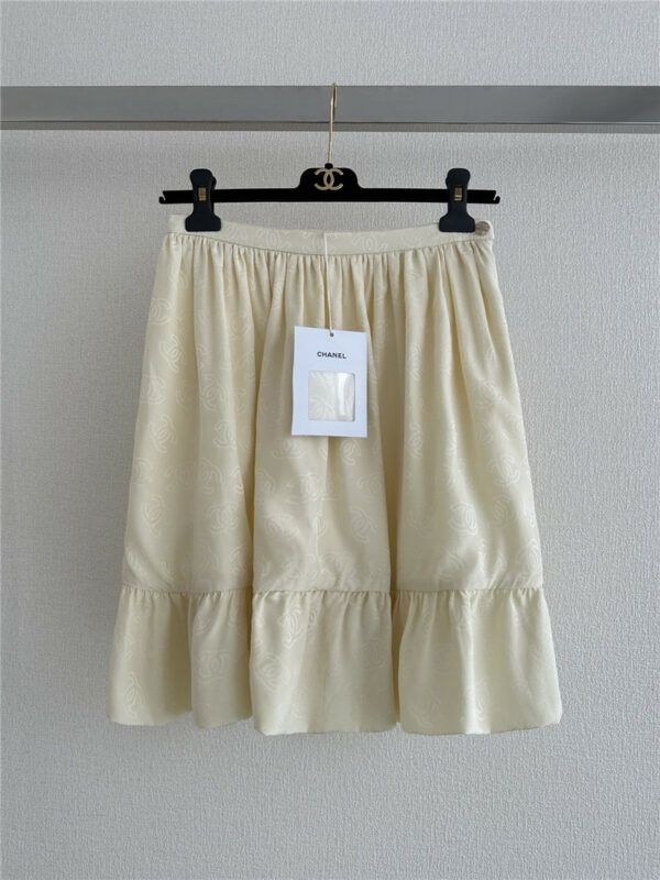 Chanel double c jacquard skirt