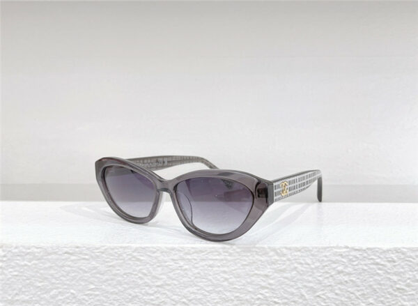 Chanel new high-end noble luxury round sunglasses
