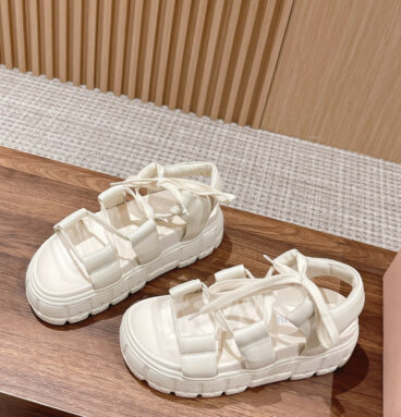 miumiu spring and summer new casual strappy sandals