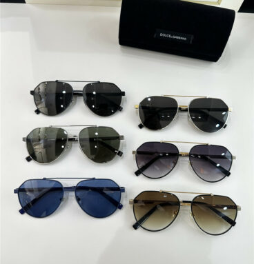 Dolce & Gabbana d&g New Fashion Metal Aviator Sunglasses
