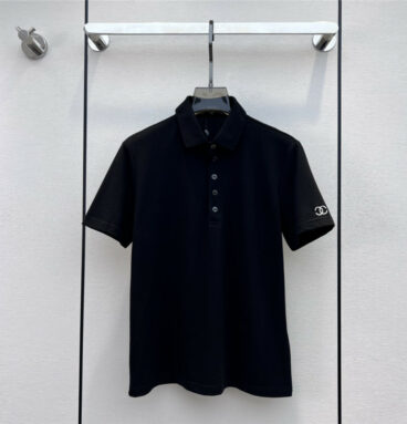 Chanel five buttons polo collar T-shirt