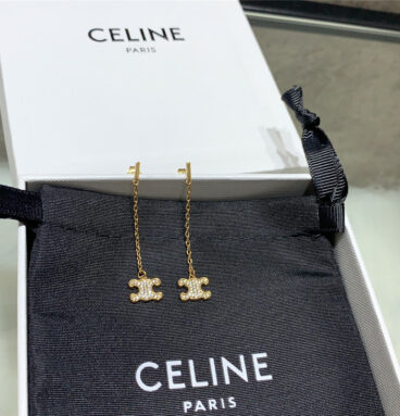 celine Arc de Triomphe tassel earrings