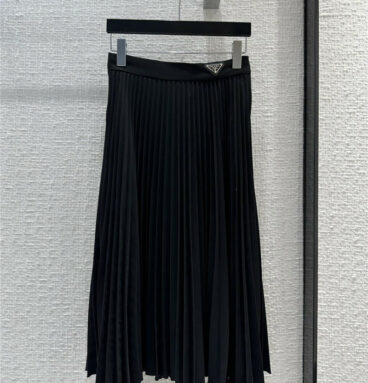Prada early spring new pleated long skirt