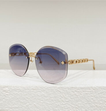 louis vuitton LV Jewel Square curved sunglasses