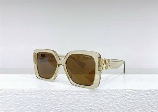 miumiu new trendy luxury all-match square sunglasses