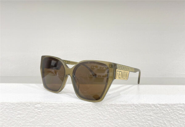 fendi stylish luxury versatile square sunglasses