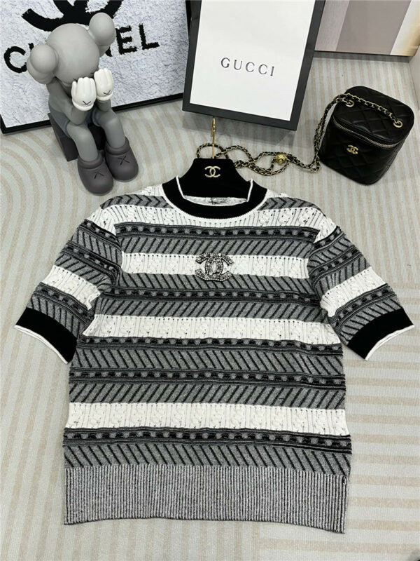 Chanel new knitted short sleeve