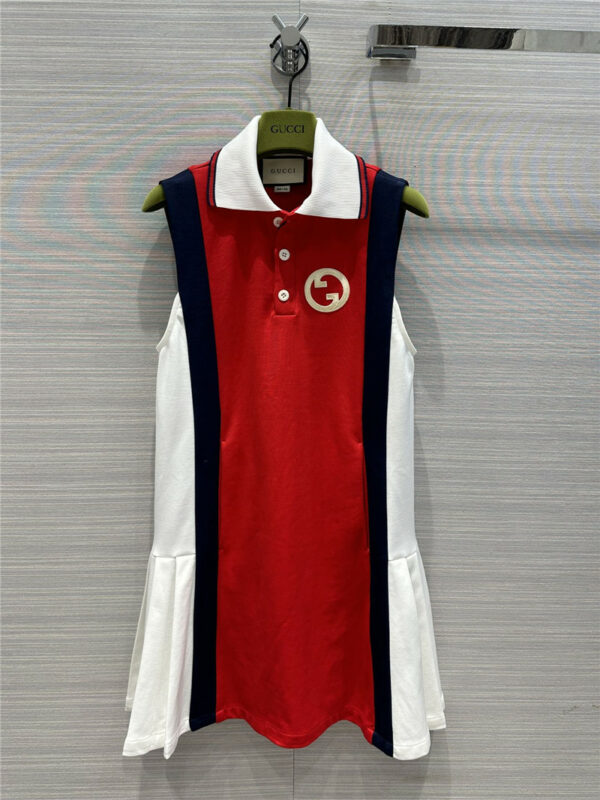 Gucci American Academy style retro sports vest dress