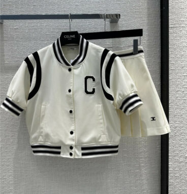 Celine baseball uniform sports suit