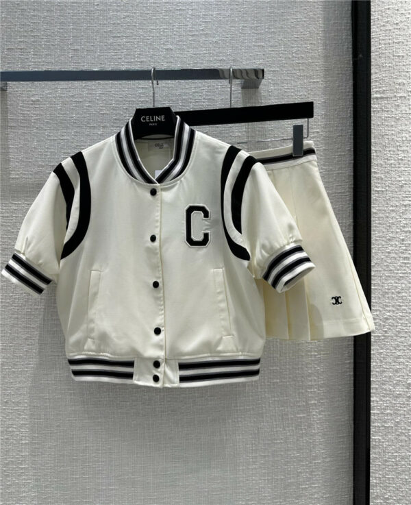 Celine baseball uniform sports suit
