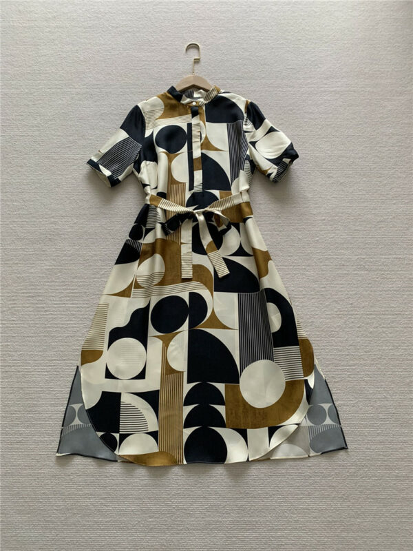 MaxMara printed silk dress