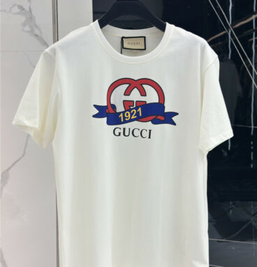 gucci summer print round neck T-shirt