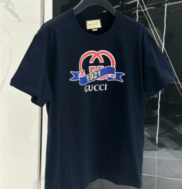 gucci summer print round neck T-shirt