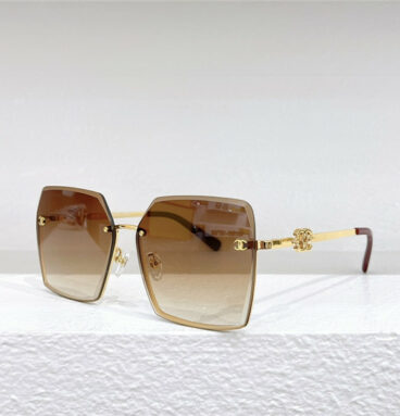Chanel new trendy luxury atmospheric square sunglasses