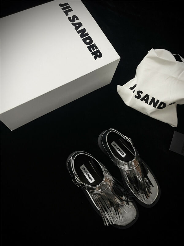 jil sander fashion tassel sandals