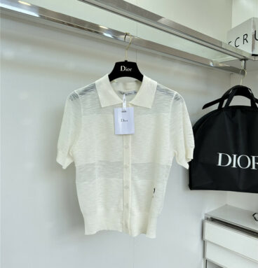 Dior new lapel T-shirt