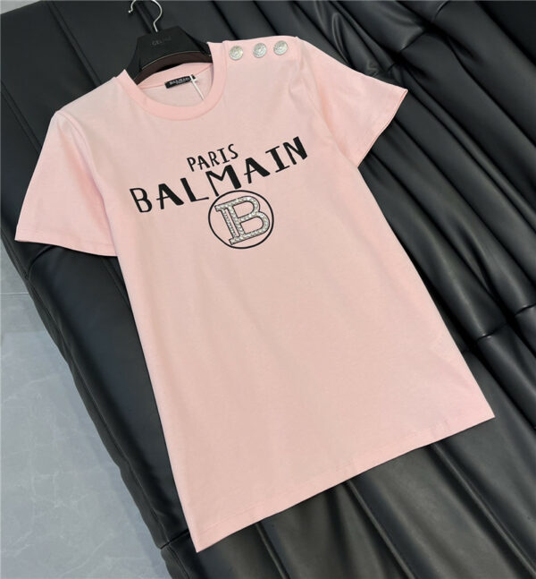 Balmain printed beaded 𝐓 shirt