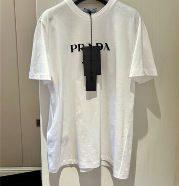 prada logo print T-shirt