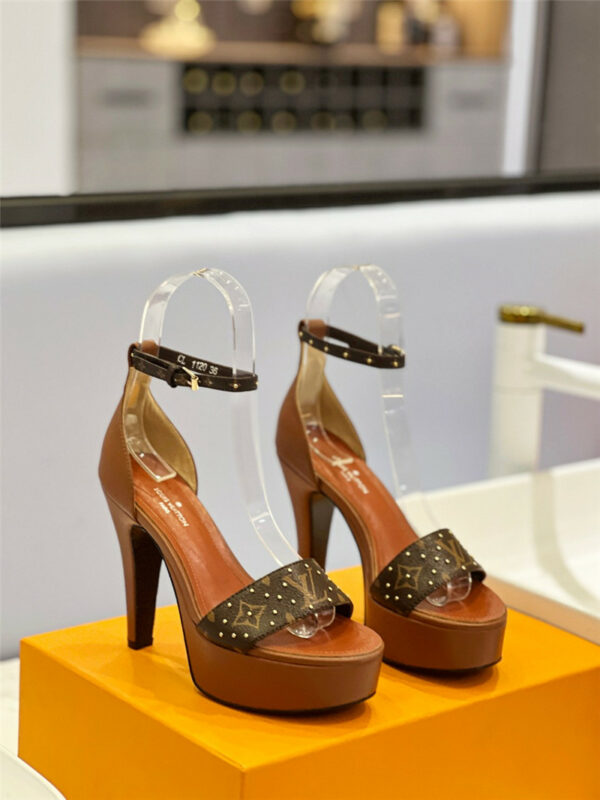 louis vuitton LV platform high-heeled sandals