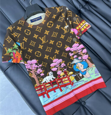 louis vuitton LV round neck knitted top