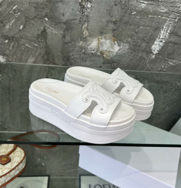 celine new platform slippers