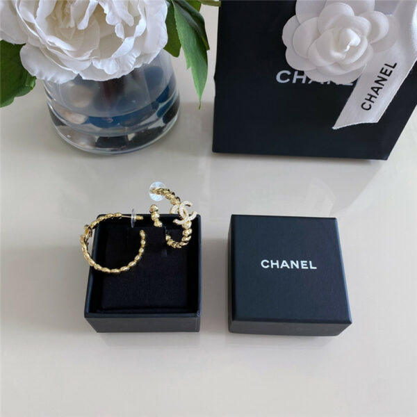 Chanel love double c earrings