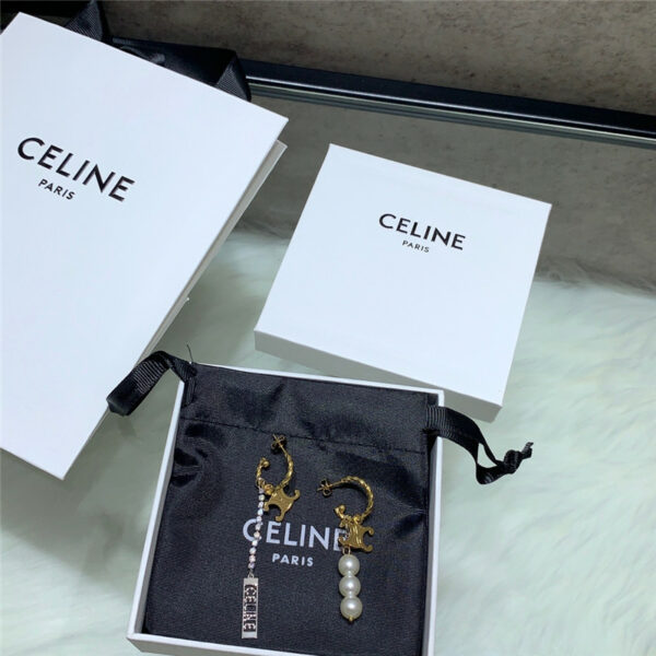 celine Arc de Triomphe Variety Tassel Earrings