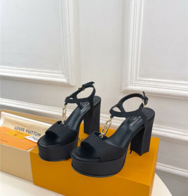 louis vuitton LV explosive style platform high-heeled sandals