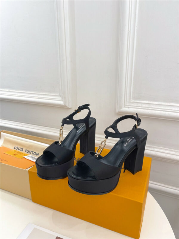 louis vuitton LV explosive style platform high-heeled sandals