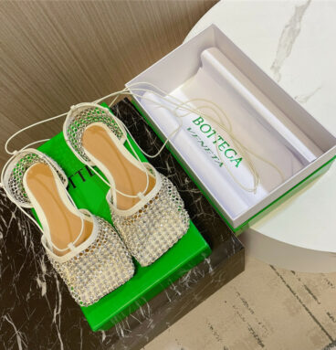 Bottega Veneta diamond mesh sandals