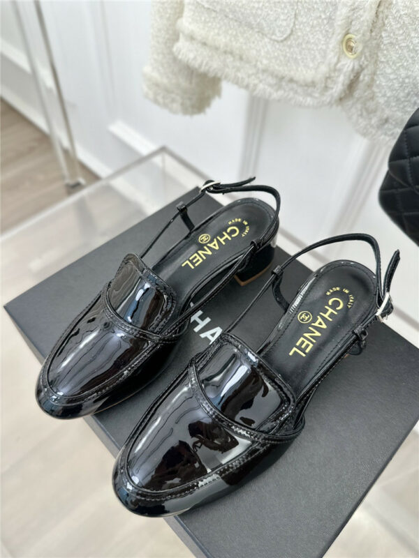 chanel classic back air sandals