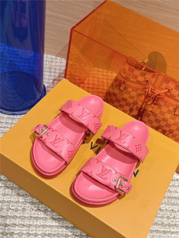 louis vuitton LV new embossed sandals and slippers