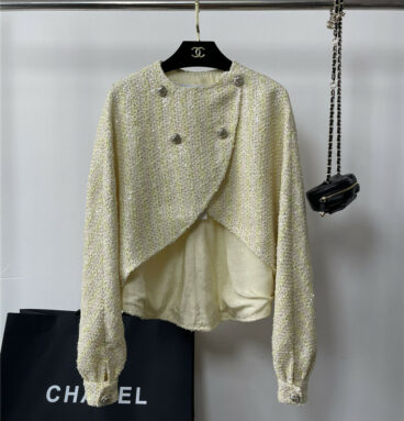 Chanel new goose yellow coat