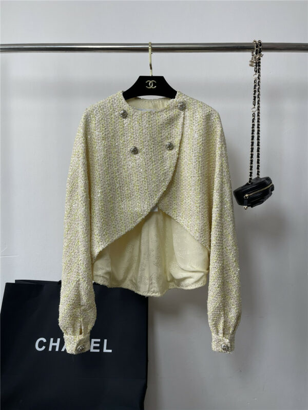 Chanel new goose yellow coat