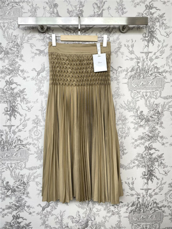 dior summer new pleated long skirt